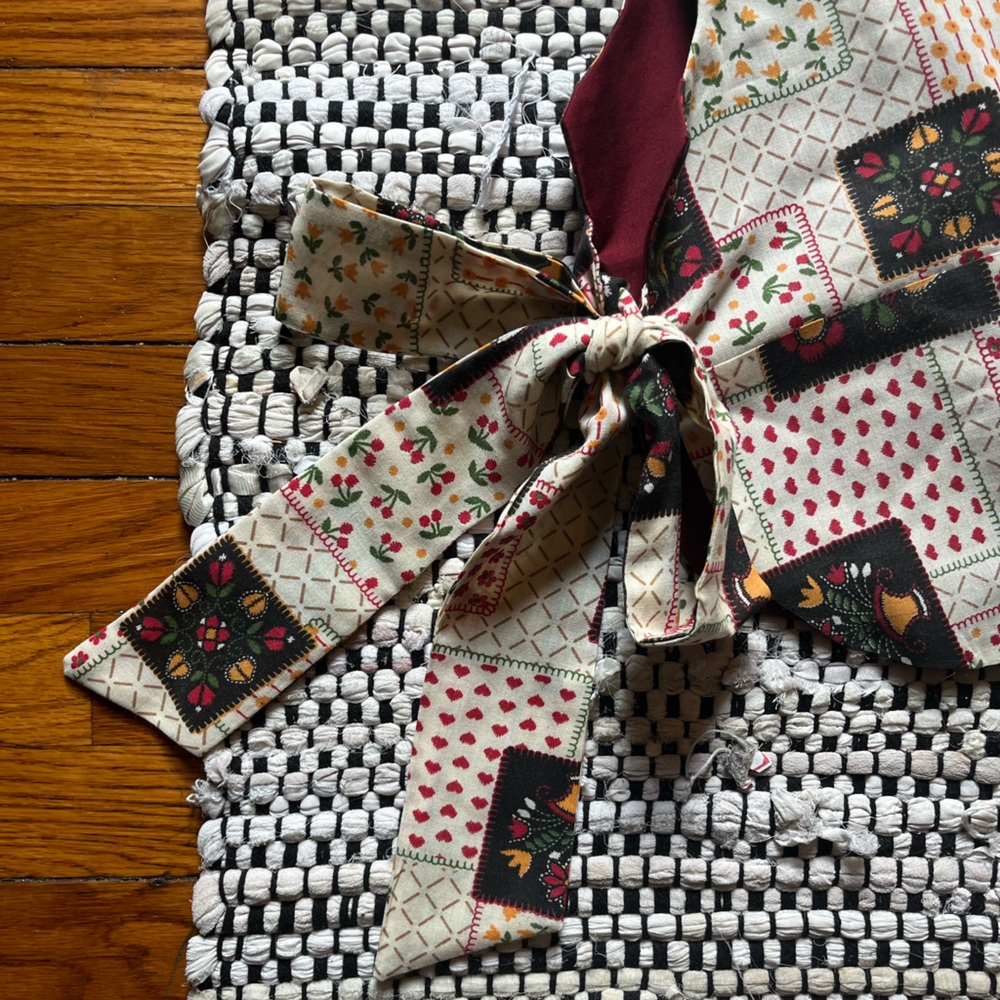 Floral Patchwork Cottage Reversible Free Size Apr… - image 2